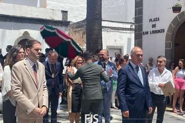 Telde rinde tributo a San Lorenzo en la capital grancanaria/Francisco Javier Santana.